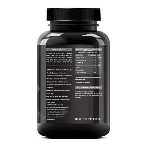 3 - MuscleBlaze L-Carnitine L-Tartrate, 120 capsules Unflavoured 3 - MuscleBlaze L-Carnitine L-Tartrate, 120 capsules Unflavoured