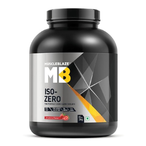 1 - MuscleBlaze Iso-Zero Whey Protein Isolate, 4.4 lb Zero Carb Strawberry 1 - MuscleBlaze Iso-Zero Whey Protein Isolate, 4.4 lb Zero Carb Strawberry