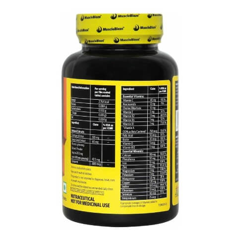 MuscleBlaze MB-VITE Multivitamin, Unflavoured 60 tablet(s) MuscleBlaze MB-VITE Multivitamin, Unflavoured 60 tablet(s)