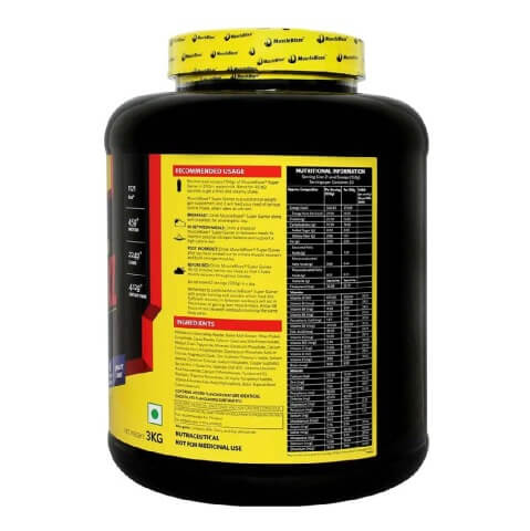 MuscleBlaze Super Gainer XXL, 6.6 lb Chocolate MuscleBlaze Super Gainer XXL, 6.6 lb Chocolate