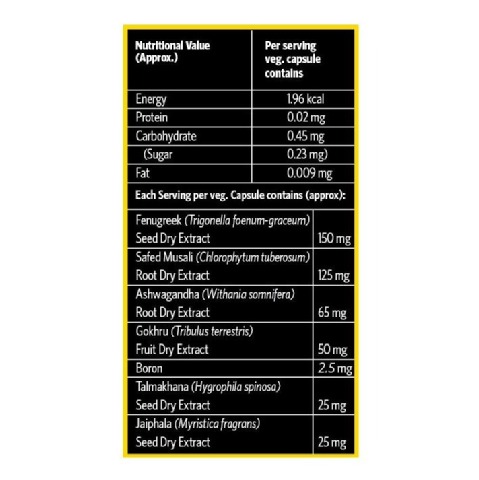 MuscleBlaze Test Pro (Natural Testosterone Booster), 60 capsules Unflavoured MuscleBlaze Test Pro (Natural Testosterone Booster), 60 capsules Unflavoured