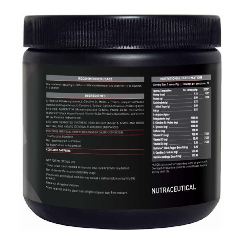 MuscleBlaze Pre Workout Ripped, 0.55 lb Raspberry Lemonade MuscleBlaze Pre Workout Ripped, 0.55 lb Raspberry Lemonade