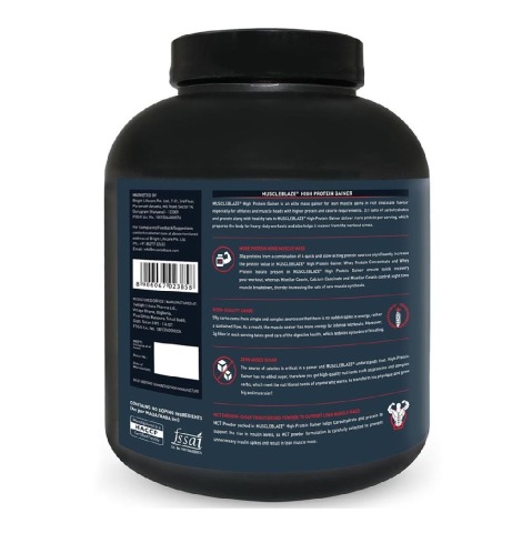 MuscleBlaze High Protein Lean Mass Gainer, 6.6 lb Chocolate MuscleBlaze High Protein Lean Mass Gainer, 6.6 lb Chocolate