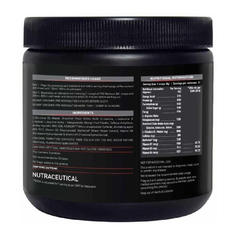 MuscleBlaze PRE Workout 300, 0.55 lb Fruit Punch MuscleBlaze PRE Workout 300, 0.55 lb Fruit Punch