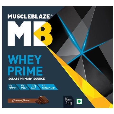 MuscleBlaze Whey Prime, 4.4 lb Chocolate MuscleBlaze Whey Prime, 4.4 lb Chocolate