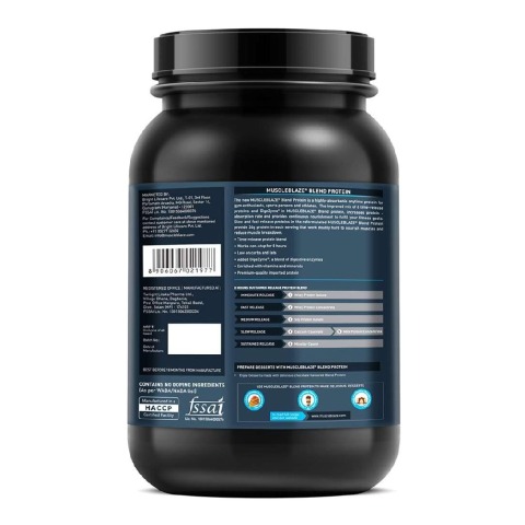 MuscleBlaze Blend Protein, 2.2 lb Rich Milk Chocolate MuscleBlaze Blend Protein, 2.2 lb Rich Milk Chocolate