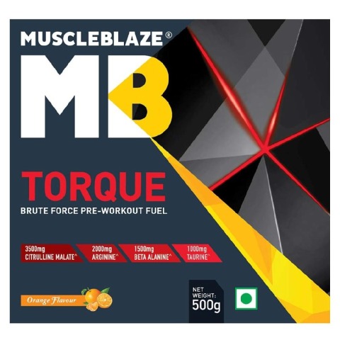 MuscleBlaze Torque Pre-Workout, 1.1 lb Orange MuscleBlaze Torque Pre-Workout, 1.1 lb Orange