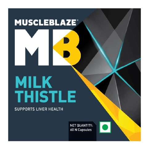 Highlight - MuscleBlaze Milk Thistle, 60 capsules Unflavoured Highlight - MuscleBlaze Milk Thistle, 60 capsules Unflavoured