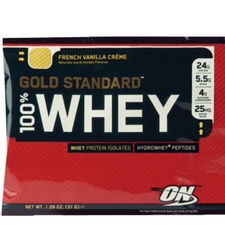 ON (Optimum Nutrition) Gold Standard 100% Whey Protein, Vanilla Ice Cream 1 Lb