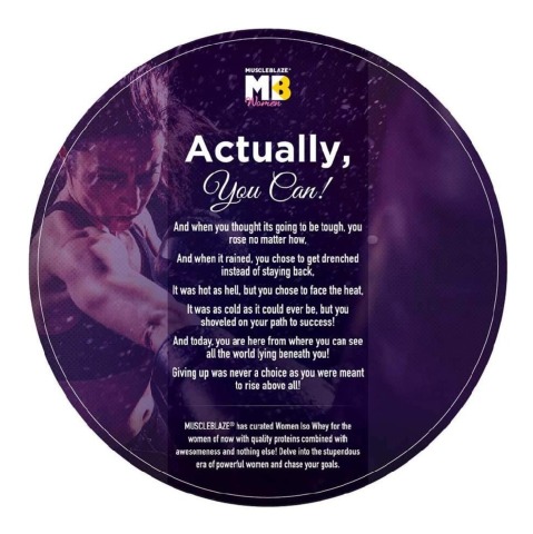 sticker - MuscleBlaze Women Iso-Whey, 2.2 lb Chocolate sticker - MuscleBlaze Women Iso-Whey, 2.2 lb Chocolate