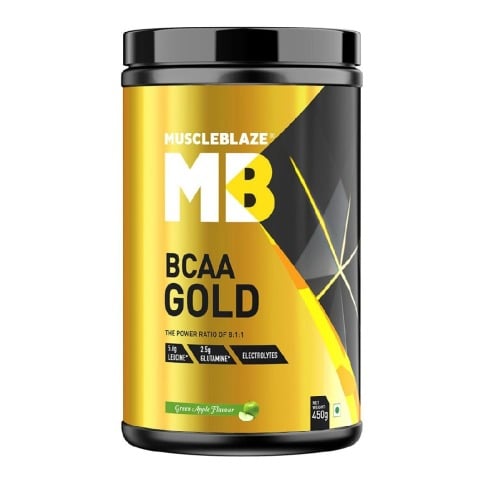 MuscleBlaze BCAA Gold, 0.99 lb Green Apple MuscleBlaze BCAA Gold, 0.99 lb Green Apple