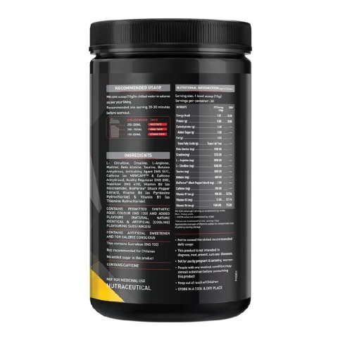 SupplementInfo - MuscleBlaze Torque Pre-Workout, 0.99 lb Icy Blue Splash SupplementInfo - MuscleBlaze Torque Pre-Workout, 0.99 lb Icy Blue Splash