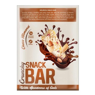 Back - Nouriza Snack Bar, 10 Piece(s)/Pack Choco Almond Back - Nouriza Snack Bar, 10 Piece(s)/Pack Choco Almond