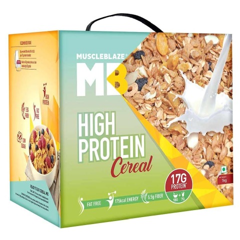 3 - MuscleBlaze High Protein Cereal, 1 kg Unflavoured 3 - MuscleBlaze High Protein Cereal, 1 kg Unflavoured