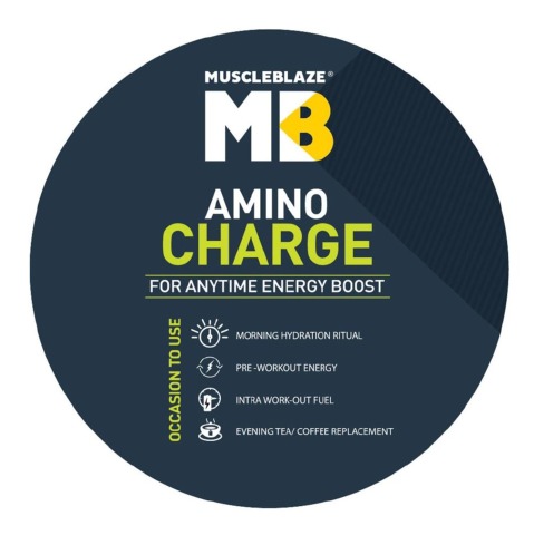 AminoCharge1 - MuscleBlaze Amino Charge, 0.55 lb Melon Twist AminoCharge1 - MuscleBlaze Amino Charge, 0.55 lb Melon Twist