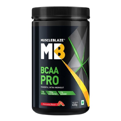 6 - MuscleBlaze BCAA Pro Intra-workout with BCAA Electrolytes Citrulline Malate & Glutamine, 0.99 lb Watermelon 6 - MuscleBlaze BCAA Pro Intra-workout with BCAA Electrolytes Citrulline Malate & Glutamine, 0.99 lb Watermelon