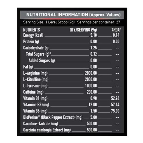 Supplement - MuscleBlaze Pre Workout Ripped, 0.55 lb Green Apple Supplement - MuscleBlaze Pre Workout Ripped, 0.55 lb Green Apple