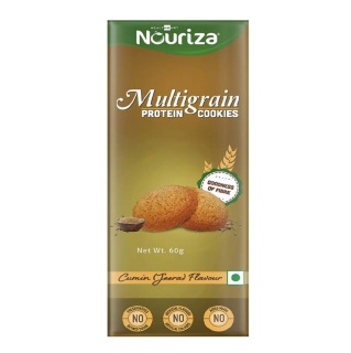 Front1 - Nouriza Multigrain Protein Cookies, 360 g Cumin (6 x 60 g) Front1 - Nouriza Multigrain Protein Cookies, 360 g Cumin (6 x 60 g)