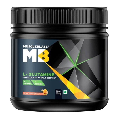 MuscleBlaze L-Glutamine, 0.55 lb Fruit Punch MuscleBlaze L-Glutamine, 0.55 lb Fruit Punch