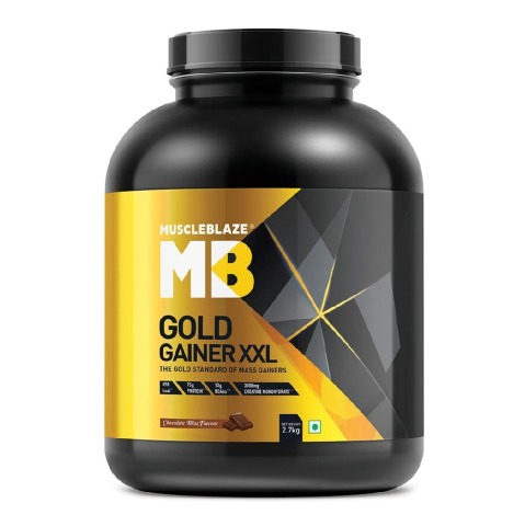 MuscleBlaze Gold Gainer XXL, 6 lb Chocolate Bliss MuscleBlaze Gold Gainer XXL, 6 lb Chocolate Bliss