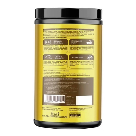 Benefit - MuscleBlaze BCAA Gold, 0.99 lb Green Apple Benefit - MuscleBlaze BCAA Gold, 0.99 lb Green Apple