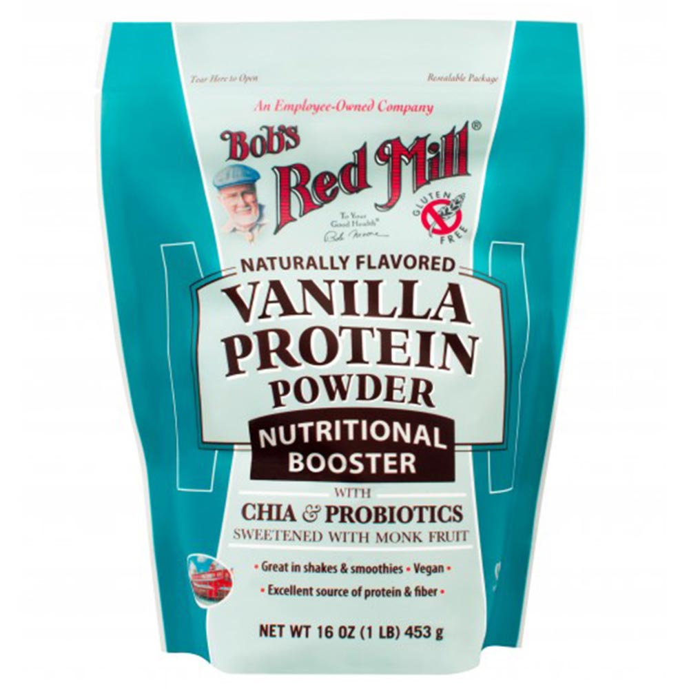 1 - Bob's Red Mill Gluten Free Nutritional Booster Protein Powder,  1 lb  Vanilla 