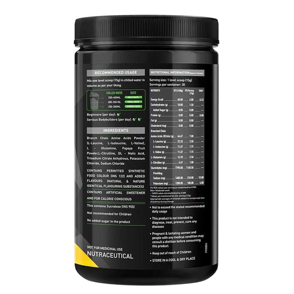 4 - MuscleBlaze BCAA Pro OP,  0.99 lb  Fruit Splash 
