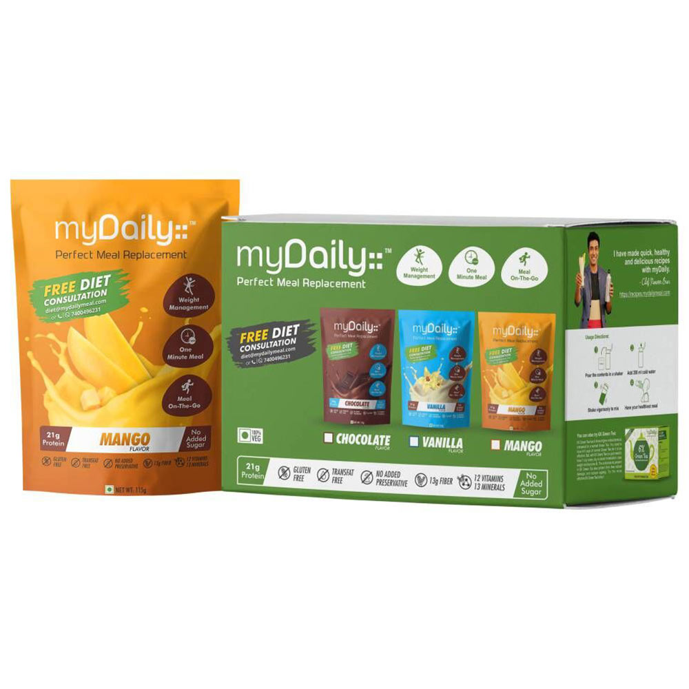 myDaily Perfect Meal Replacement Shake,  10 Piece(s)/Pack  Mango 