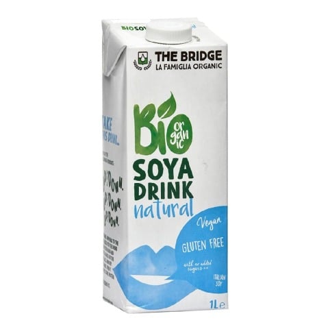 1 - The Bridge Bio Organic Soya Drink Natural Gluten and Lactose Free,  Natural  1 L 