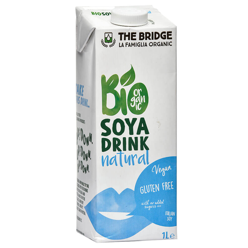 1 - The Bridge Bio Organic Soya Drink Natural Gluten and Lactose Free,  Natural  1 L 