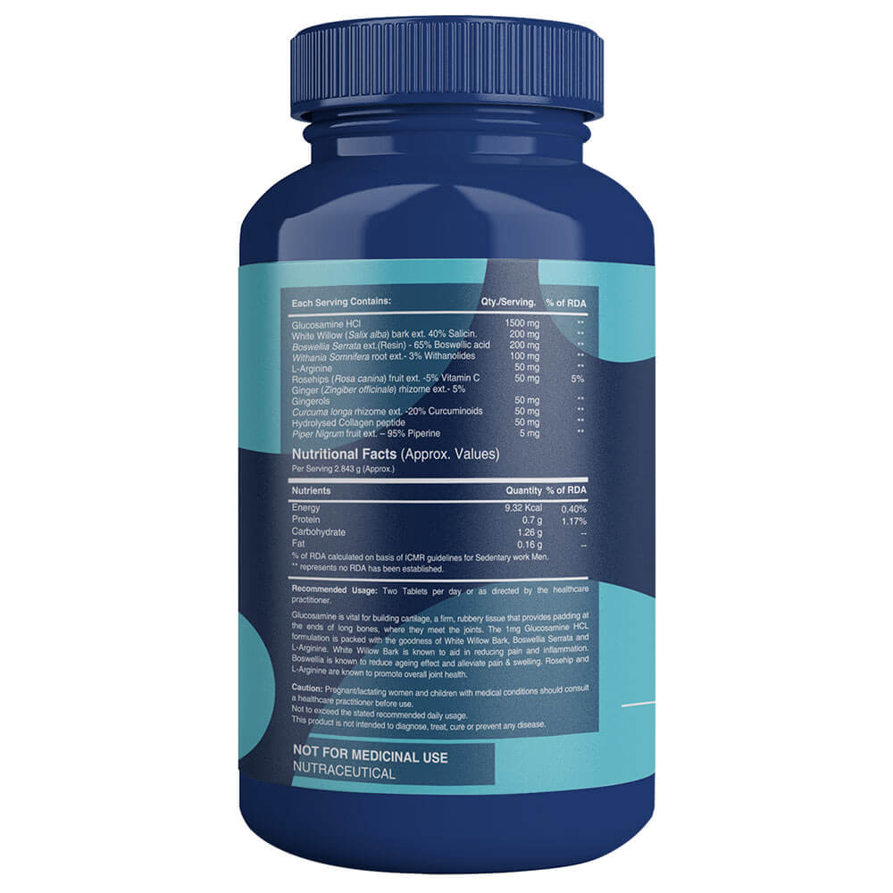 nutritionalinfo - 1MG Glucosamine HCL,  60 tablet(s) 