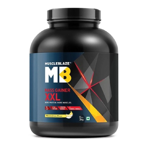 5 - MuscleBlaze Mass Gainer XXL OP,  6.6 lb  Banana Cream 