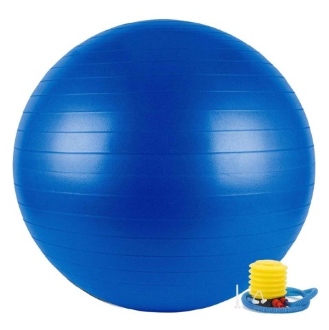 1 - Fitsy Yoga Ball with Pump,  Blue  55 cm 