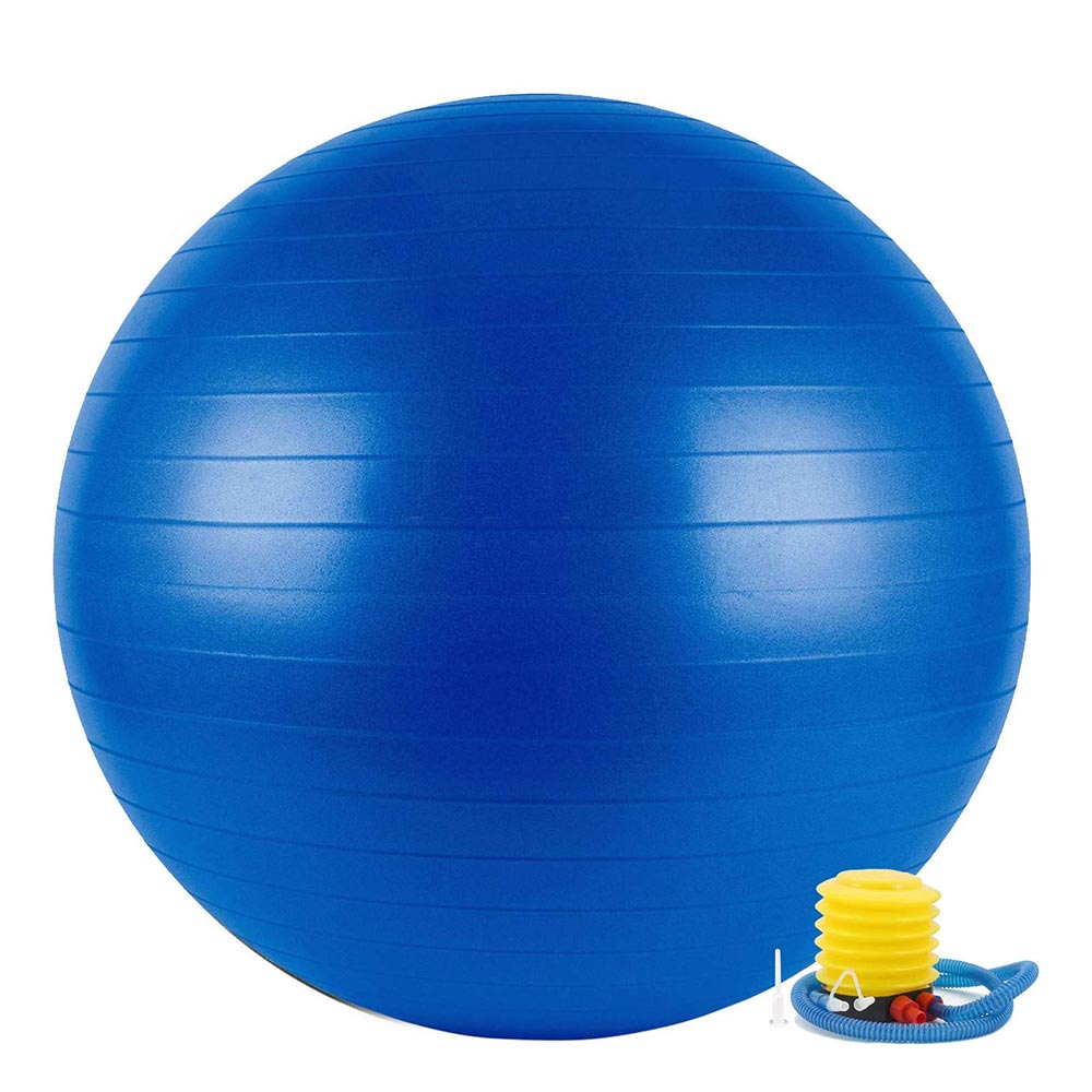 1 - Fitsy Yoga Ball with Pump,  Blue  55 cm 