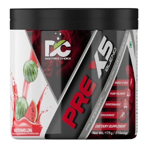 1 - Doctor'S Choice Pre X5 Blend Professional Pre Workout Formula,  0.38 lb  Watermelon 