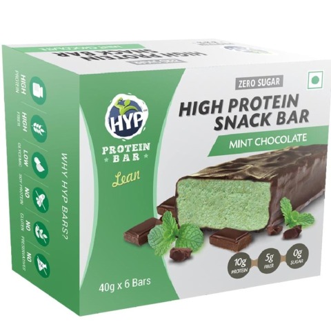 Hyp Sugar Free Protein Bar (10g Protein),  6 Piece(s)/Pack  Mint Chocolate 
