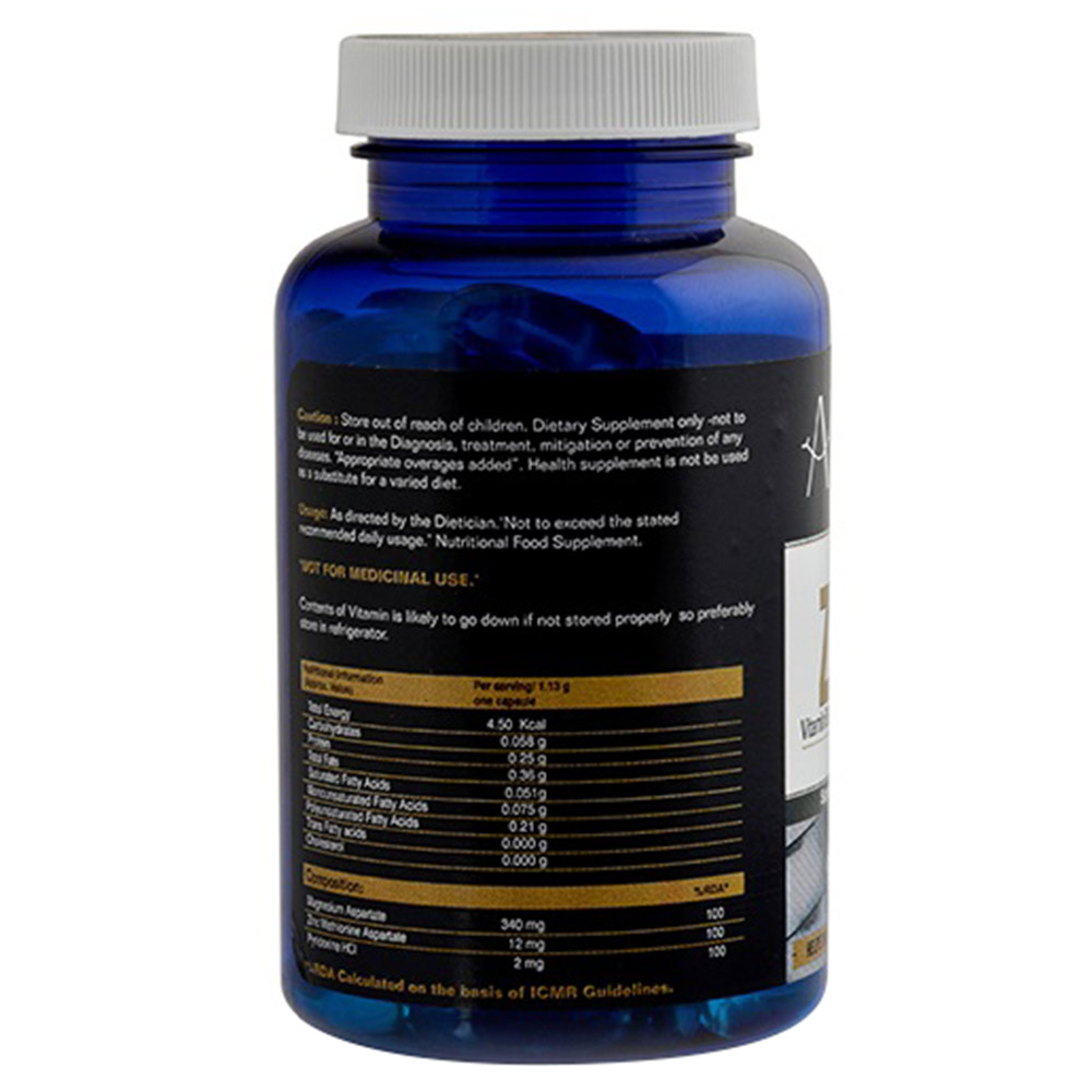 nutritioninfo - Alvizia ZMA,  90 softgels  Unlfavoured 