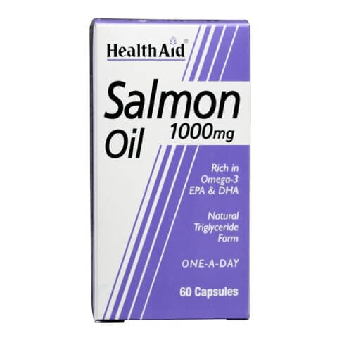 HealthAid Salmon Oil (1000 mg), 60 capsules HealthAid Salmon Oil (1000 mg), 60 capsules