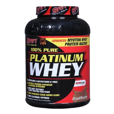 SAN 100% Pure Platinum Whey,  4.93 lb  Chocolate 