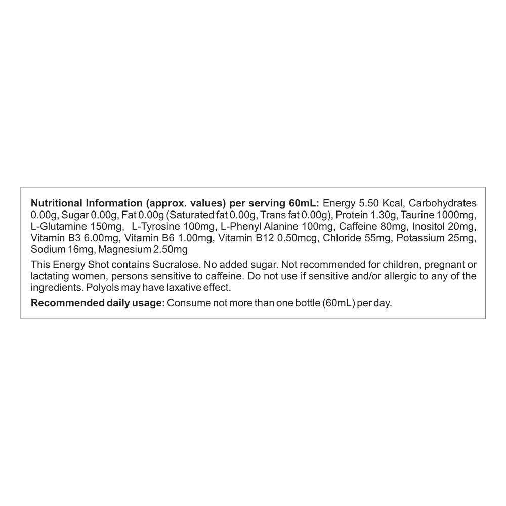 Supplement - Fyre Energy Shot,  12 Piece(s)/Pack  Apple 
