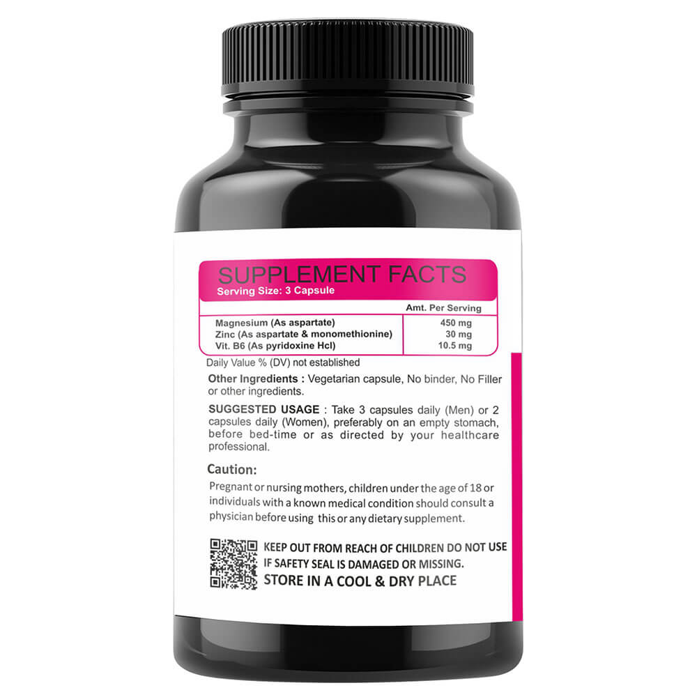 supplementinfo - GHC ZMA Zinc & Vitamin B6,  90 capsules  Unlfavoured 