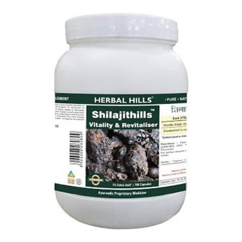 Herbal Hills Shilajithills, 700 capsules Herbal Hills Shilajithills, 700 capsules