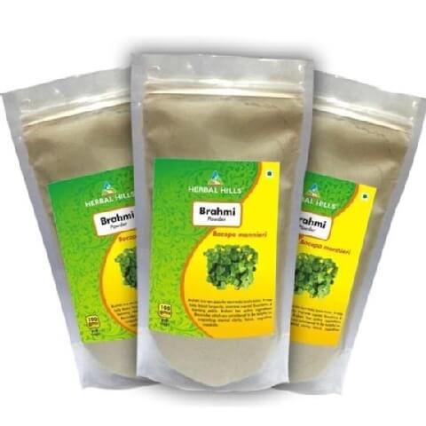 Herbal Hills Brahmi Powder (pack of 3), 0.1 kg Herbal Hills Brahmi Powder (pack of 3), 0.1 kg