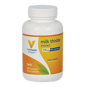 The Vitamin Shoppe Milk Thistle Extract (175 mg), 100 capsules The Vitamin Shoppe Milk Thistle Extract (175 mg), 100 capsules