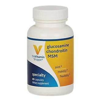 The Vitamin Shoppe Glucosamine & Chondroitin With Msm, 60 capsules The Vitamin Shoppe Glucosamine & Chondroitin With Msm, 60 capsules
