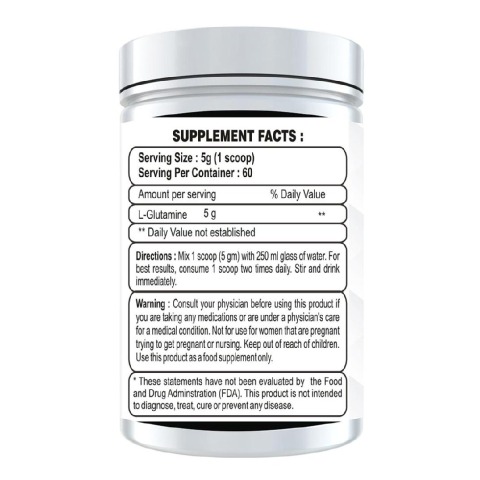 Gladiator nutrition facts