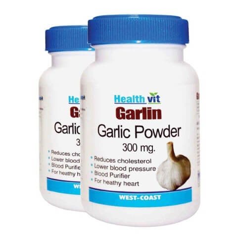 Healthvit Garlic Powder (300mg), 60 capsules Healthvit Garlic Powder (300mg), 60 capsules
