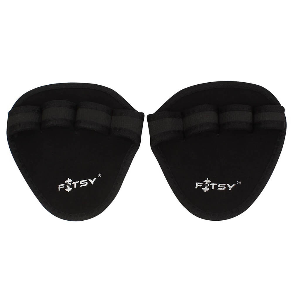 Fitsy Gym Hand Grip,  Black (Pair) 