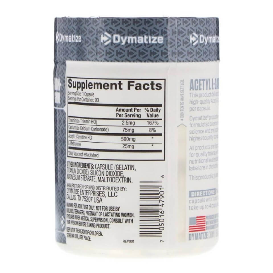 dymatize acetyl l carnitine Acetyl L-Carnitine at Best Price in India