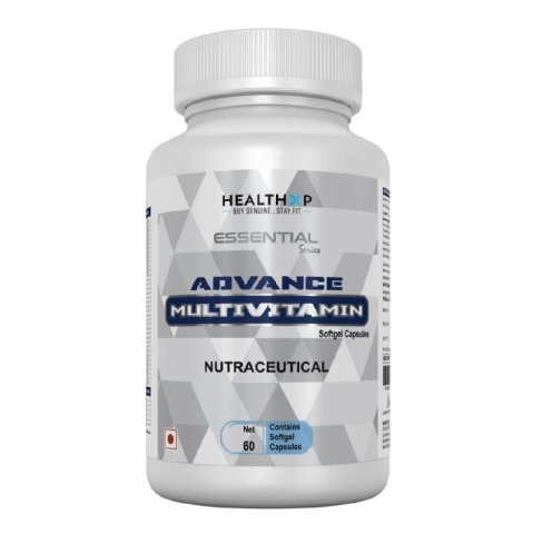 1 - HealthXP Essential Series Advance Multivitamin,  60 softgels  Unflavoured 